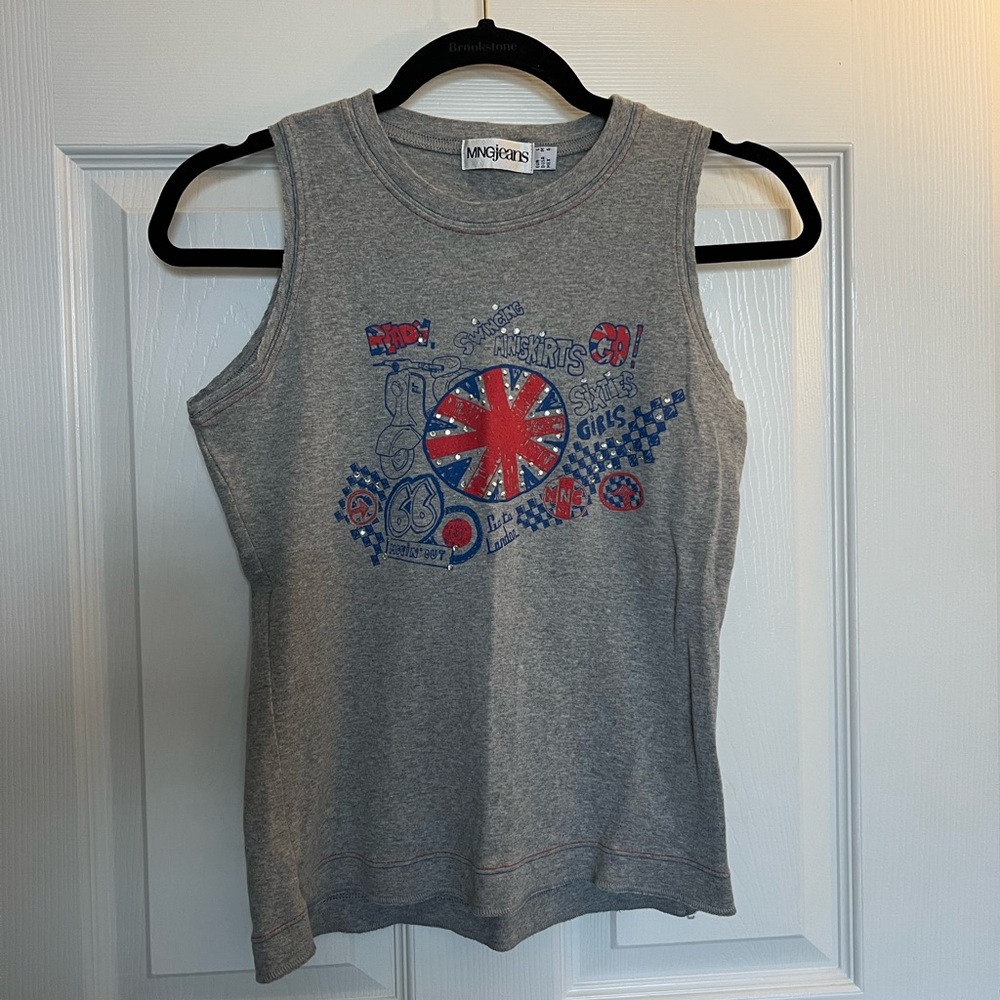 Vintage Y2K Mango Jeans London Tank
